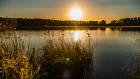 Wschód słońca nad jeziorem Iławki, październik 2024 r. - zdjęcie 19