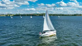 Regaty Bocianie Gniazdo Sailing Cup 2024 raz jeszcze, z lotu ptaka - zdjęcie 1