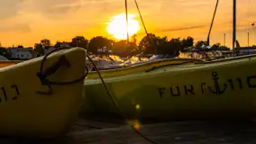 Zachód słońca, port 110, Iława - zdjęcie 3