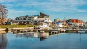 Popołudnie w Ekomarinie Giżycko, grudzień 2024 r. - zdjęcie 1