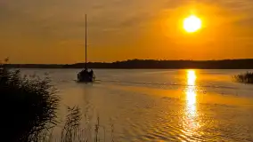 Zachód słońca nad jeziorem Mamry, wrzesień 2024 r. - zdjęcie 16