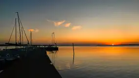 Zachód słońca nad jeziorem Dargin, Dziki Harsz, wrzesień 2024 r. - zdjęcie 9