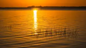 Zachód słońca nad jeziorem Dargin, Dziki Harsz, wrzesień 2024 r. - zdjęcie 10