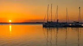 Zachód słońca nad jeziorem Dargin, Dziki Harsz, wrzesień 2024 r. - zdjęcie 20