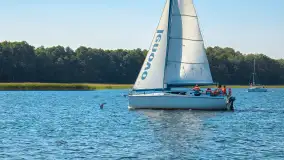 Początek września nad jeziorem Kisajno z wody - zdjęcie 12