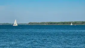 Początek września nad jeziorem Kisajno z wody - zdjęcie 20