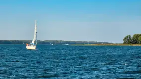 Początek września nad jeziorem Kisajno z wody - zdjęcie 28