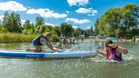 Mazurska aktywność na wodzie, Wioska Surfów, sierpień 2024 r. - zdjęcie 12