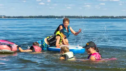 Mazurska aktywność na wodzie, Wioska Surfów, sierpień 2024 r.