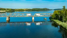 Mikołajki i okoliczne jeziora z drona, wrzesień 2024 r. - zdjęcie 16