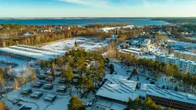 Zimowe jezioro Tajty i okolice z drona, styczeń 2025 r. - zdjęcie 26