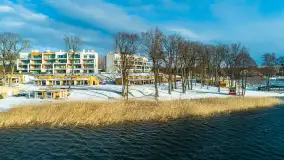 Zimowa zatoka Tracz na zdjęciach z lotu ptaka, styczeń 2025 r. - zdjęcie 13