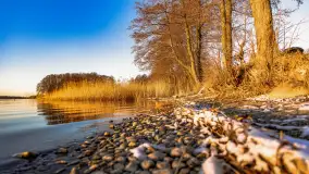 Wschód słońca nad jeziorem Święcajty w Kolonii Rybackiej - zdjęcie 27