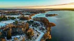 Wschód słońca nad jeziorem Święcajty w Kolonii Rybackiej - zdjęcie 30