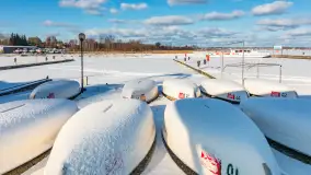 Niedzielne, zimowe popołudnie w Wilkasach nad Niegocinem, luty 2025 r. - zdjęcie 6