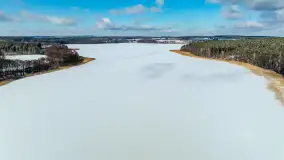 Zatoka Mrówki i jezioro Ryńkie w zimowej odsłonie, luty 2024 r. - zdjęcie 18