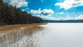 Zatoka Mrówki i jezioro Ryńkie w zimowej odsłonie, luty 2024 r. - zdjęcie 27