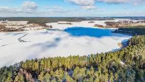 Zatoka Mrówki i jezioro Ryńkie w zimowej odsłonie, luty 2024 r. - zdjęcie 26