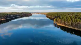 Pole namiotowe Flosek nad jeziorem Bełdany, luty 2025 r. - zdjęcie 12