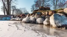 Przystań Nautica w zimowej scenerii, luty 2025 r. - zdjęcie 16