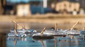 Przystań Nautica w zimowej scenerii, luty 2025 r. - zdjęcie 29