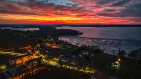 Magiczny zachód słońca, przedwiośnie 2025 r. - zdjęcie 1