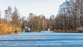 Przedwiośnie w Węgorzewie nad kanałem Młyńskim, marzec 2025 r. - zdjęcie 12
