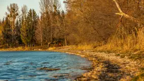 Zachód słońca na Fuledzie, jezioro Dobskie, marzec 2025 r. - zdjęcie 16