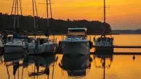 Wschody słońca w Łabędzim Ostrowiu nad jeziorem Kisajno - zdjęcie 12