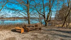 Plaża w Kleszczewie i jezioro Wojnowo, marzec 2025 r. - zdjęcie 17