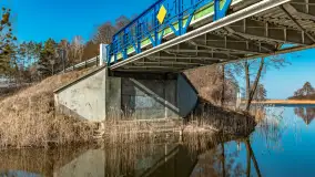 Plaża w Kleszczewie i jezioro Wojnowo, marzec 2025 r. - zdjęcie 6