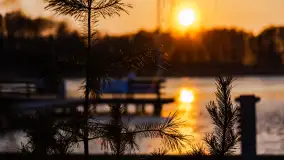 Zachód słońca w porcie Ognisty Ptak, marzec 2025r. - zdjęcie 13