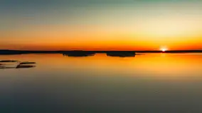 Zachód nad jeziorem Śniardwy, Szeroki Ostrów, marzec 2025 r. - zdjęcie 27