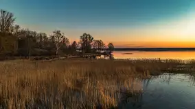 Zachód nad jeziorem Śniardwy, Szeroki Ostrów, marzec 2025 r. - zdjęcie 41