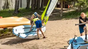 Młodzi adepci żeglarstwa nad jeziorem Dadaj - Rumszewicz Sailing - zdjęcie 55