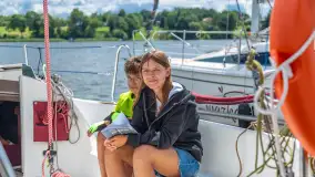 Jeszcze jeden raz nad Jeziorakiem z wizytą w szkole żeglarstwa Ważka - zdjęcie 23