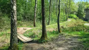 Śluza Leśniewo Górne, Kanał Mazurski, kwiecień 2025 r. - zdjęcie 15