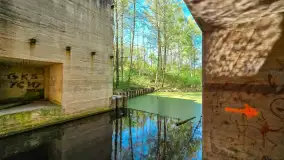 Śluza Leśniewo Górne, Kanał Mazurski, kwiecień 2025 r. - zdjęcie 12