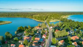 Okartowo, jeziora Śniardwy i Tyrkło z drona, lato 2025 r. - zdjęcie 7