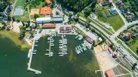 Wilkasy i jezioro Niegocin z lotu ptaka, lipiec 2025 r. - zdjęcie 12