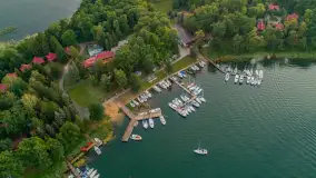 Zachód słońca nad jeziorem Kisajno, Łabędzi Ostrów, lipiec 2025 r. - zdjęcie 10