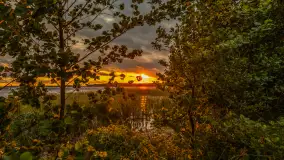 Wietrzny ale jednak zachód słońca w Ogonkach, czerwiec 2025 r. - zdjęcie 11