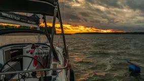 Wietrzny ale jednak zachód słońca w Ogonkach, czerwiec 2025 r. - zdjęcie 9