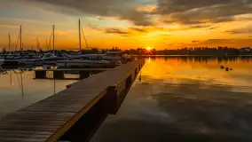 Zachód słońca nad jeziorem Bocznym, lipiec 2025 r. - zdjęcie 16