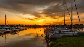 Zachód słońca nad jeziorem Bocznym, lipiec 2025 r. - zdjęcie 18