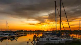 Zachód słońca nad jeziorem Bocznym, lipiec 2025 r. - zdjęcie 15