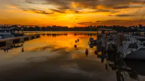 Zachód słońca nad jeziorem Bocznym, lipiec 2025 r. - zdjęcie 20