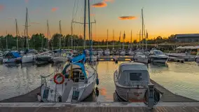 Wieczorna tęcza w przystani Nautica, sierpień 2025 r. - zdjęcie 16