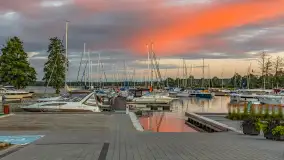 Wieczorna tęcza w przystani Nautica, sierpień 2025 r. - zdjęcie 24