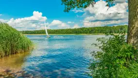 Superman na przeczce między Śniardwami a jeziorem Mikołajskim, sierpień 2025 r. - zdjęcie 4